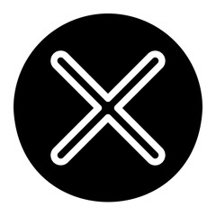cancel glyph icon