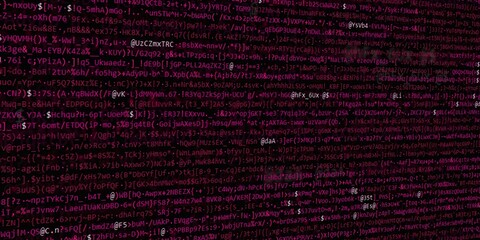 Computer script code. Programming screen of software developer. Program code background. Modern technology backdrop for advertisements. - obrazy, fototapety, plakaty