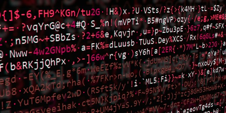 Computer script code. Programming screen of software developer. Program code background. Modern technology backdrop for advertisements.