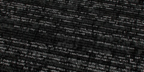 Obraz premium Program code background. Modern technology backdrop for advertisements.