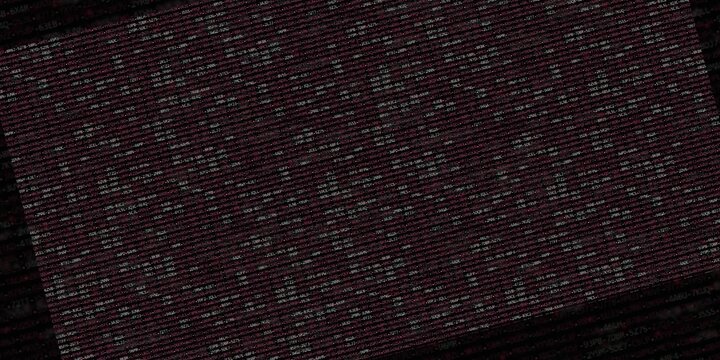 Program code background. Modern technology backdrop for advertisements.