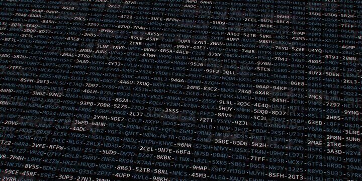 Program code background. Modern technology backdrop for advertisements.