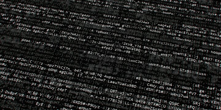 Program code background. Modern technology backdrop for advertisements.