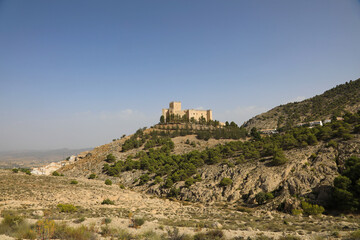 Fototapeta na wymiar castillo medieval de velez blanco almería panorámica 4M0A4708-as21