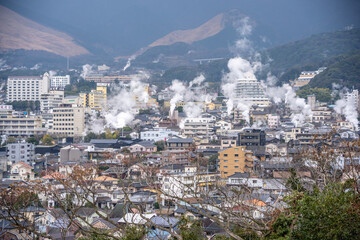 Obraz premium 別府市街