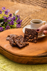 Delicious Sweet Bakery Patisserie Food Menu Gourmet Meal Dessert Chocolate Strawberry Lemon Flour Cake Pie Piece Chicken Fry Cheese Pizza Bread Still Product