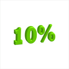 Vector Symbol of Illustration 3d Text