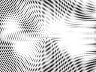 Halftone monochrome texture with dots. Minimalism, vector. Background for posters, websites, business cards, postcards, interior design.