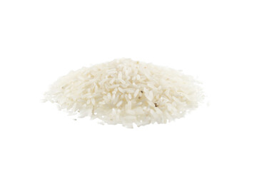 Fototapeta na wymiar Rice grain on white background