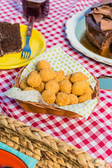 Delicious Sweet Bakery Patisserie Food Menu Gourmet Meal Dessert Chocolate Strawberry Lemon Flour Cake Pie Piece Chicken Fry Cheese Pizza