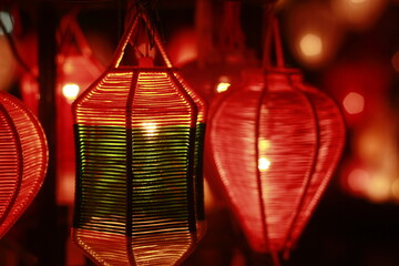 Bamboo lanterns
