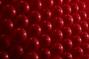 Red Balloons Bright and shiny background.