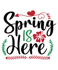 Spring SVG Bundle, Spring Svg, Easter Svg, Spring Design for Shirts, Spring Quotes, Spring Cut Files, Cricut, Silhouette, Png