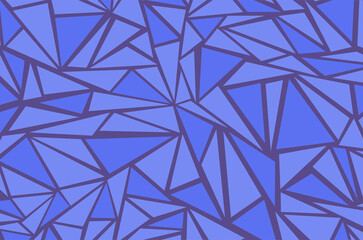 Simple geometric background with irregular purple triangle pattern