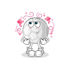 hand ball shy vector. cartoon character