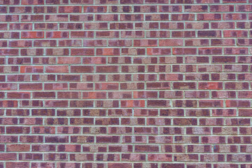 Large section of red brick wall