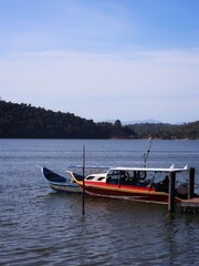 passengr boat at the jetty
