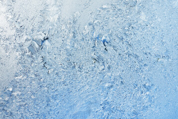 Blue ice texture