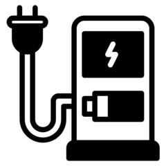 chariging glyph icon