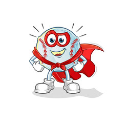 baseball heroes vector. cartoon character