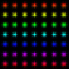 Seamless abstract gradient RGB LED light color background