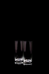 Glasses on new years eve