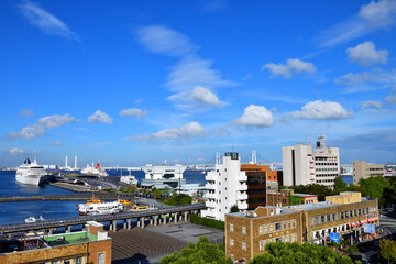 神奈川県庁屋上からの眺め
