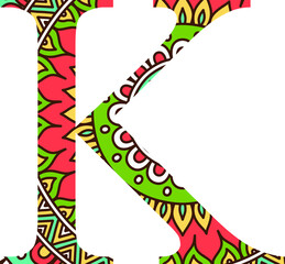 Colorful Alphabet For Child