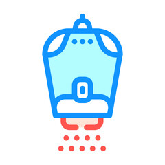 laser epilator gadget color icon vector. laser epilator gadget sign. isolated symbol illustration