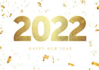 new year 2022 - obrazy, fototapety, plakaty
