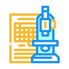 scientific approach color icon vector. scientific approach sign. isolated symbol illustration
