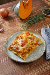 lasagna di zucca gialla