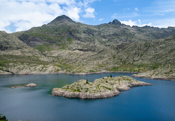 lake in the mountain