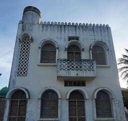 Building in Malindi with traditional and historical architecture