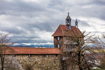 Fototapeta na wymiar Burg in Esslingen am Neckar