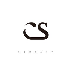 Initial CS Logo Design Vector