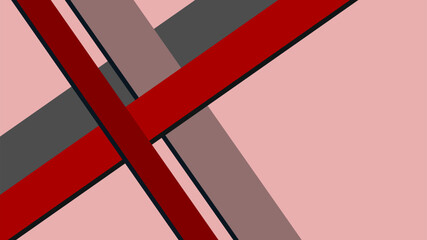 Stripes Background, Red and greyish color lines or stripes on pink background