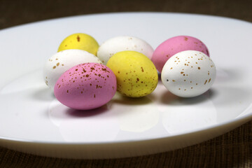 Candy made in the form of Easter eggs.