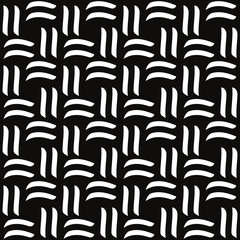 Double white petals on a black background. Modern stylish abstract texture.