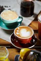 cup of coffee with cream