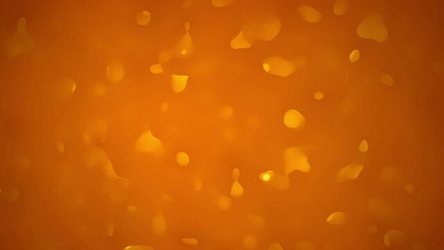 Sfondo animato arancione con buchi in movimento