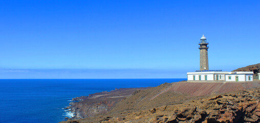 Panorámica del faro de Orchilla, El Hierro