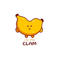 Cute funny banana character. Vector hand drawn cartoon mascot character illustration icon. Isolated on white background