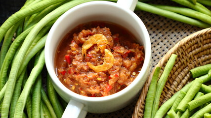 chili sauce, chili paste; pepper sauce with vegetables