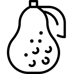 pear line icon