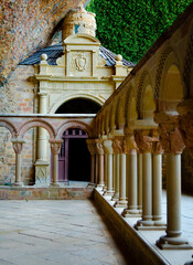 Interior of the monastery of San Juan de la Peña