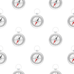 Compass pattern isolated on white background. Flat vector navigation symbol. Vector stock illustration.