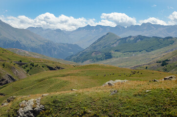 Mountain views of the pyrenees of Aragon