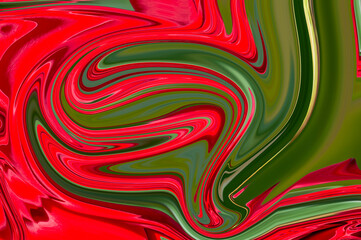 red and green abstract