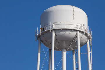 Water tower in Clemson, SC - obrazy, fototapety, plakaty